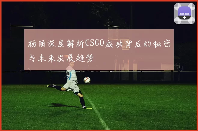 杨丽深度解析CSGO成功背后的秘密与未来发展趋势